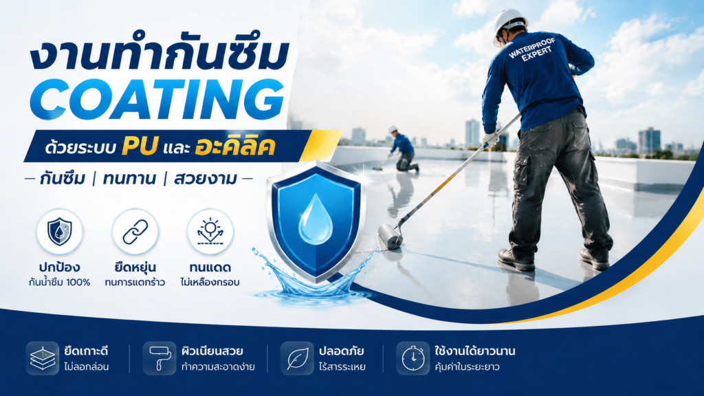 งานซ่อมคอนกรีตที่เสียหายด้วยระบบ[Concrete Repair]