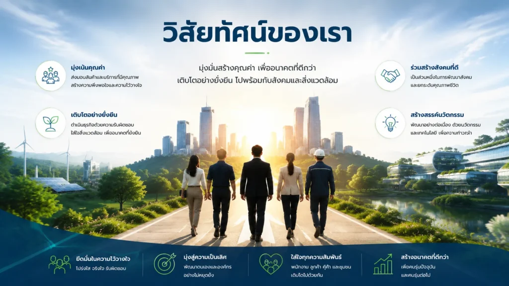 วิสัยทัศน์บริษัท